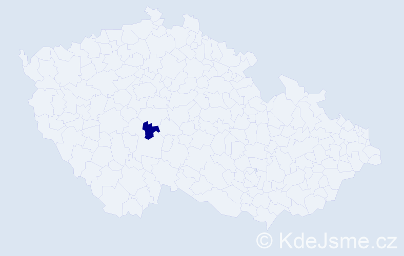 Jméno: 'Šarlota Jana', počet výskytů 1 v celé ČR