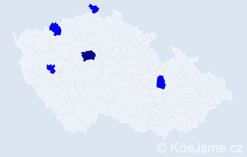 Jméno: 'Lan Phuong', počet výskytů 6 v celé ČR