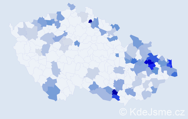 Jméno: 'Hermina', počet výskytů 146 v celé ČR