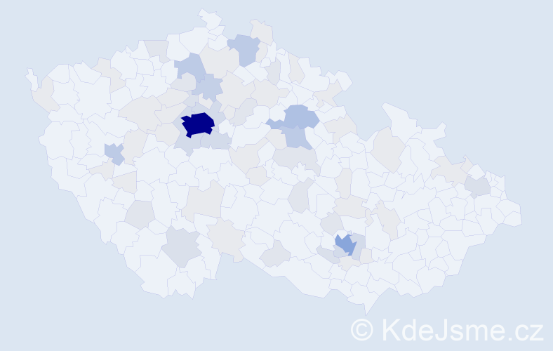 Jméno: 'Yosyp', počet výskytů 204 v celé ČR