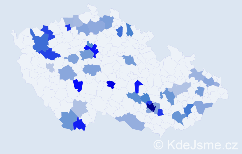 Jméno: 'Alessandro', počet výskytů 84 v celé ČR