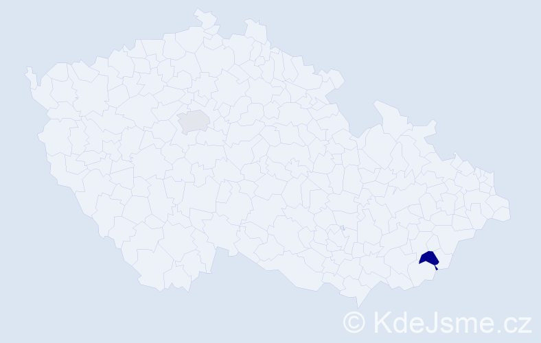 Jméno: 'Quang Anh', počet výskytů 2 v celé ČR