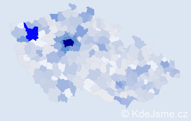 Jméno: 'Tatiana', počet výskytů 2166 v celé ČR