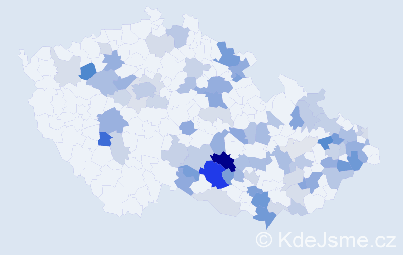 Jméno: 'Jiljí', počet výskytů 168 v celé ČR