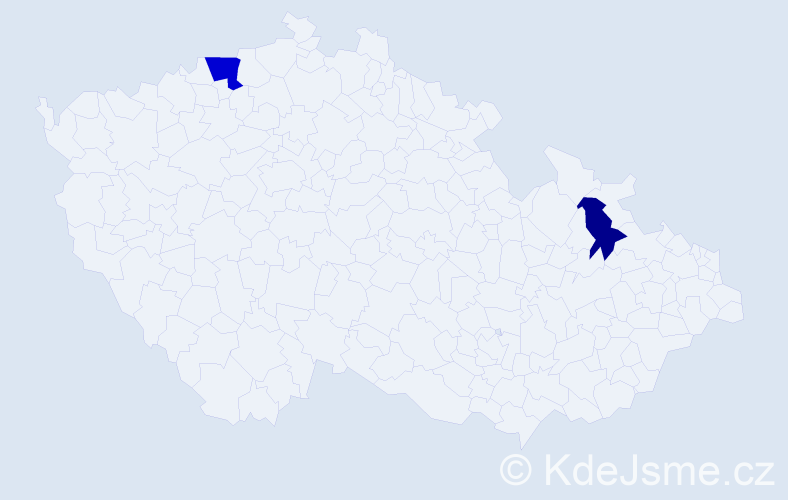 Jméno: 'Fráňo', počet výskytů 3 v celé ČR