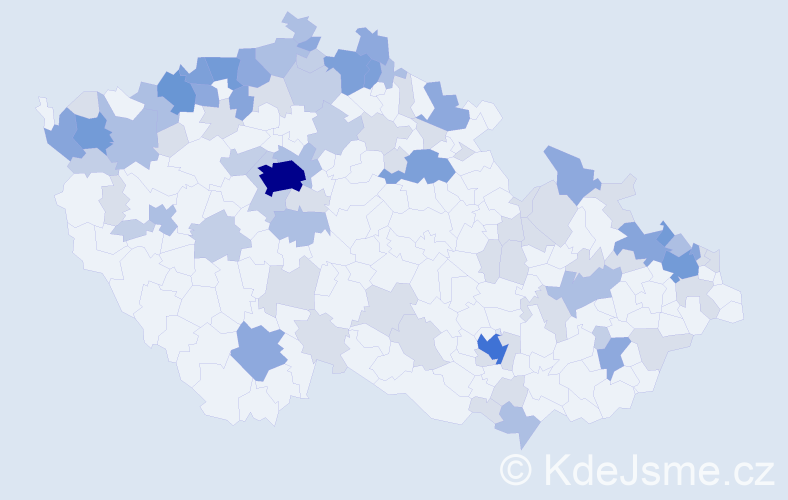 Jméno: 'Edith', počet výskytů 229 v celé ČR