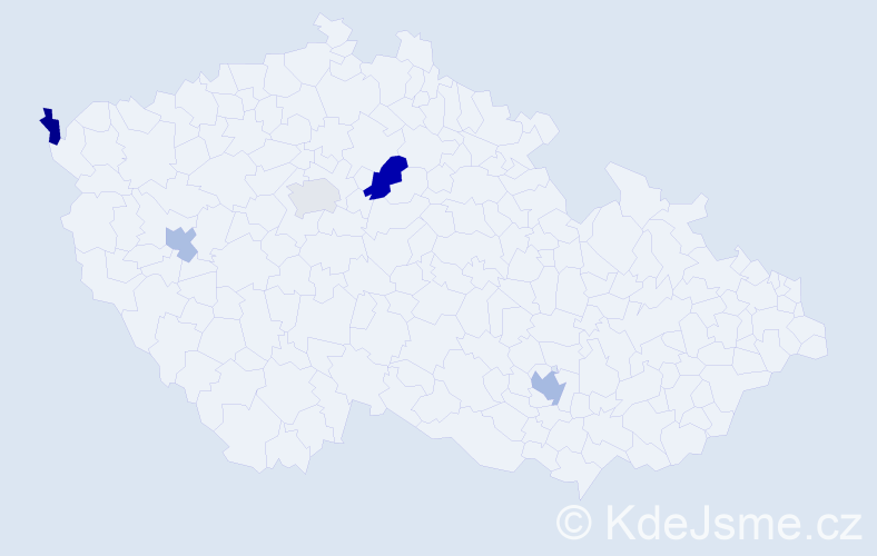 Jméno: 'Félix', počet výskytů 7 v celé ČR