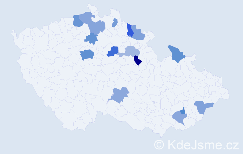 Jméno: 'Marijana', počet výskytů 32 v celé ČR