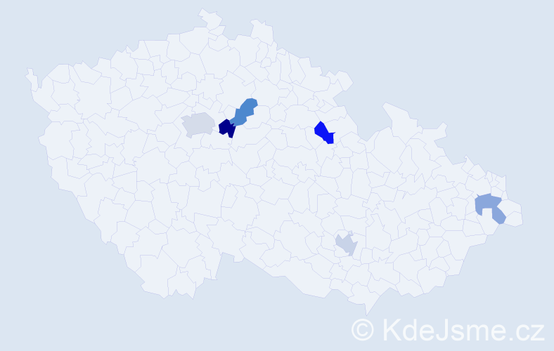 Jméno: 'Duc Minh', počet výskytů 7 v celé ČR