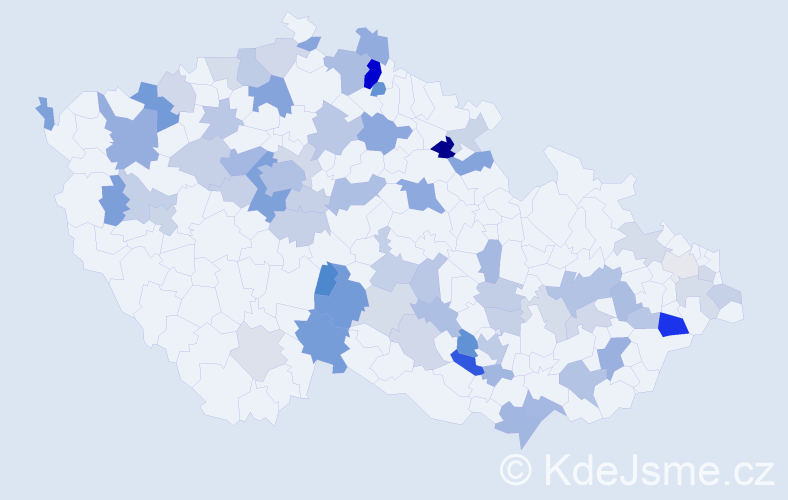 Jméno: 'Borek', počet výskytů 136 v celé ČR