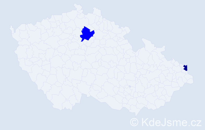 Jméno: 'Przemyslaw Piotr', počet výskytů 2 v celé ČR