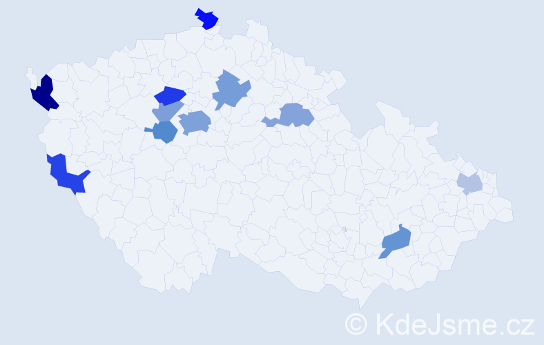 Jméno: 'Hoang Anh', počet výskytů 18 v celé ČR