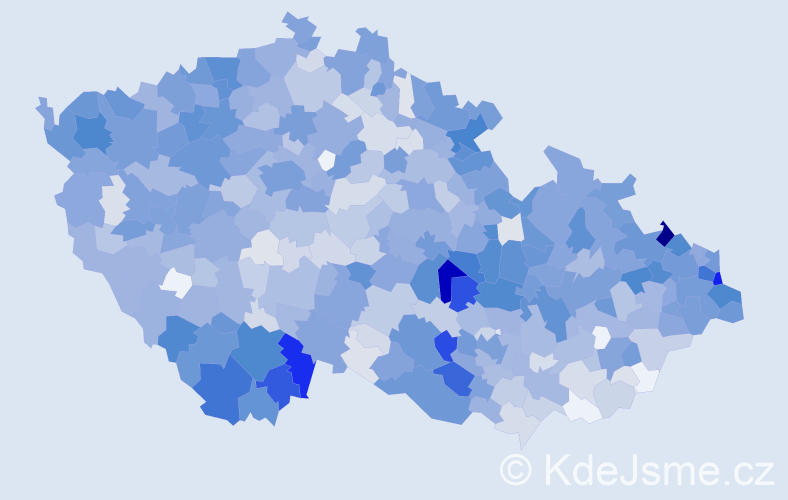 Jméno: 'Adolf', počet výskytů 2632 v celé ČR