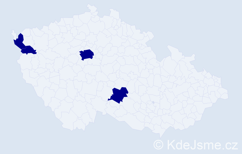 Jméno: 'Thi Kim Chung', počet výskytů 4 v celé ČR