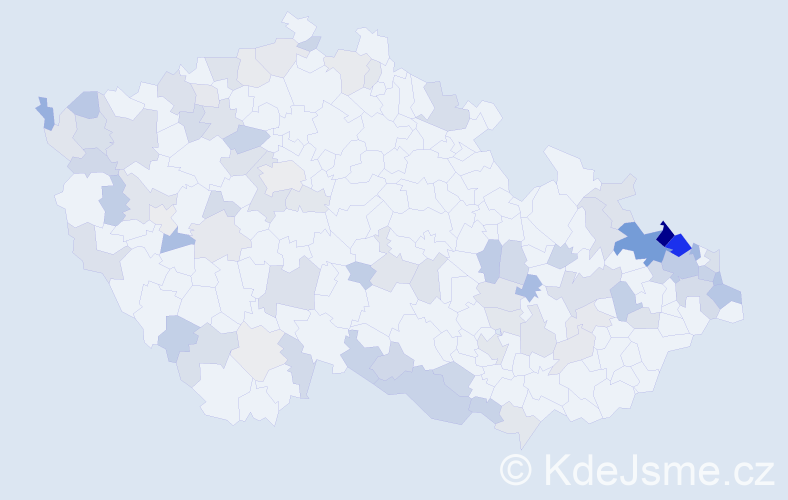 Jméno: 'Elfrída', počet výskytů 160 v celé ČR