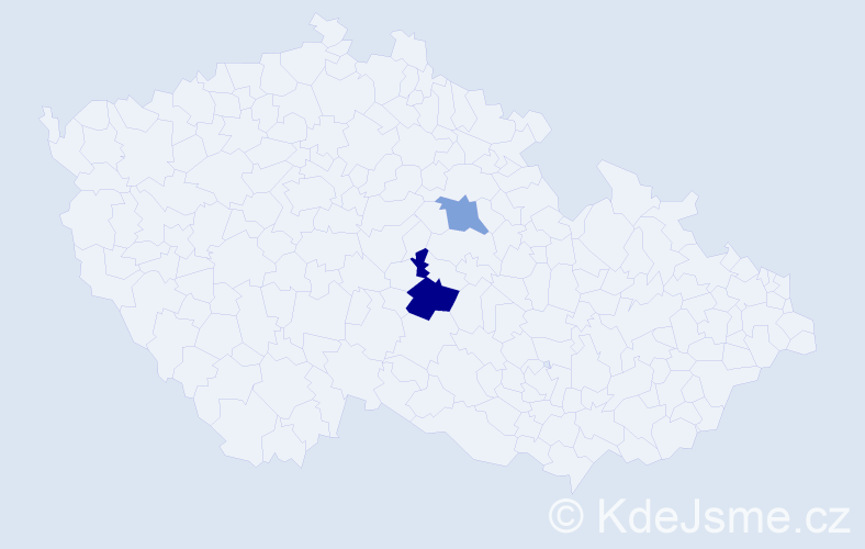 Jméno: 'Oyundalai', počet výskytů 3 v celé ČR