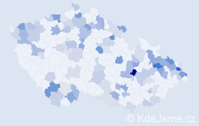 Jméno: 'Arnold', počet výskytů 174 v celé ČR