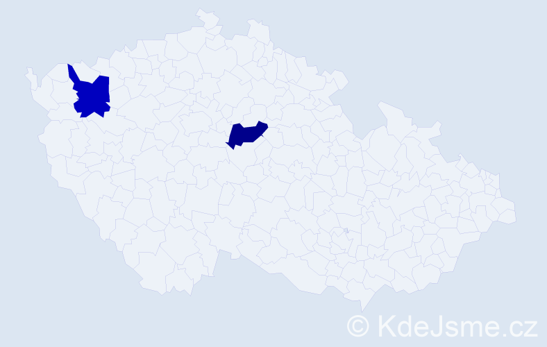Jméno: 'Tran Thanh', počet výskytů 2 v celé ČR