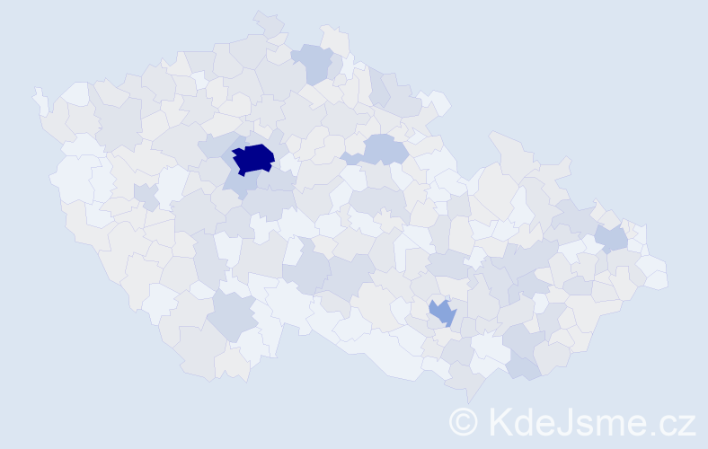 Jméno: 'Apolena', počet výskytů 588 v celé ČR