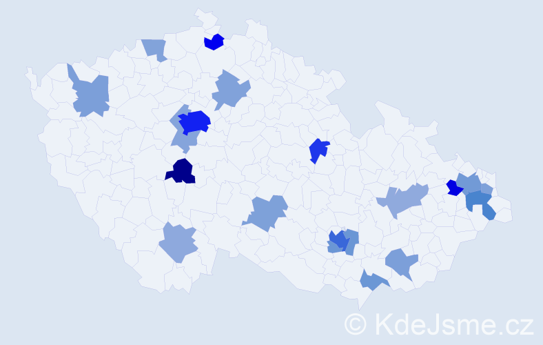 Jméno: 'Dejan', počet výskytů 48 v celé ČR