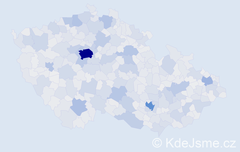 Jméno: 'Dana', počet výskytů 50969 v celé ČR