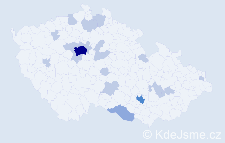 Jméno: 'Alisa', počet výskytů 33 v celé ČR