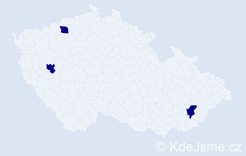 Jméno: 'Michael Alexandr', počet výskytů 3 v celé ČR