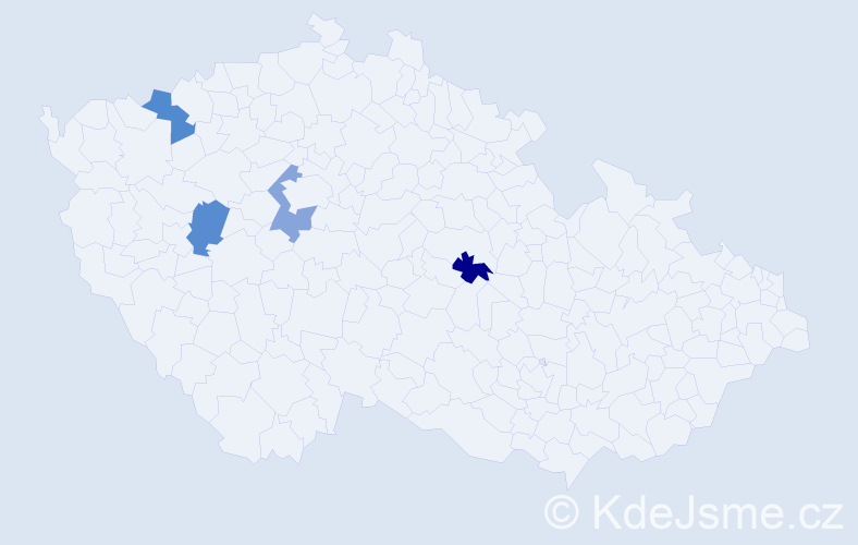 Jméno: 'Martin Jakub', počet výskytů 4 v celé ČR