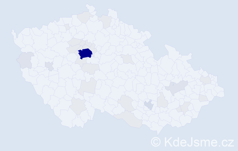 Jméno: 'Nenad', počet výskytů 83 v celé ČR