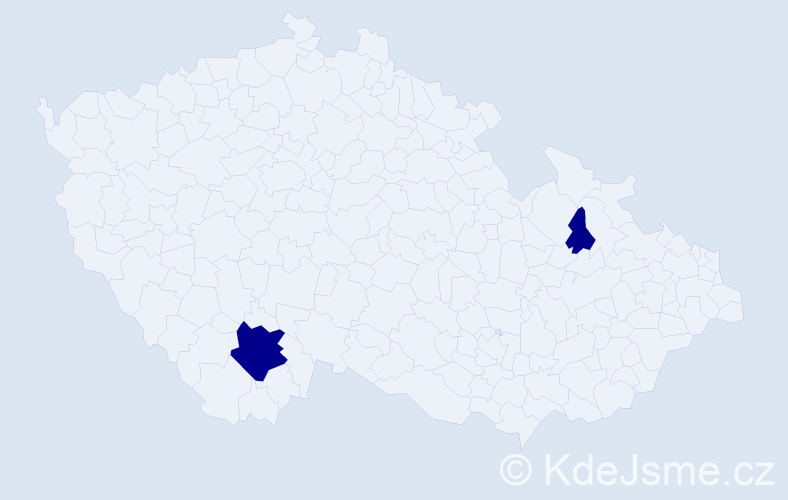 Jméno: 'Florica', počet výskytů 2 v celé ČR