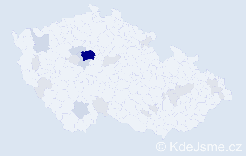 Jméno: 'Vsevolod', počet výskytů 51 v celé ČR