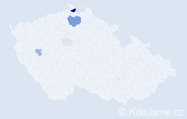 Jméno: 'Manh Dat', počet výskytů 4 v celé ČR