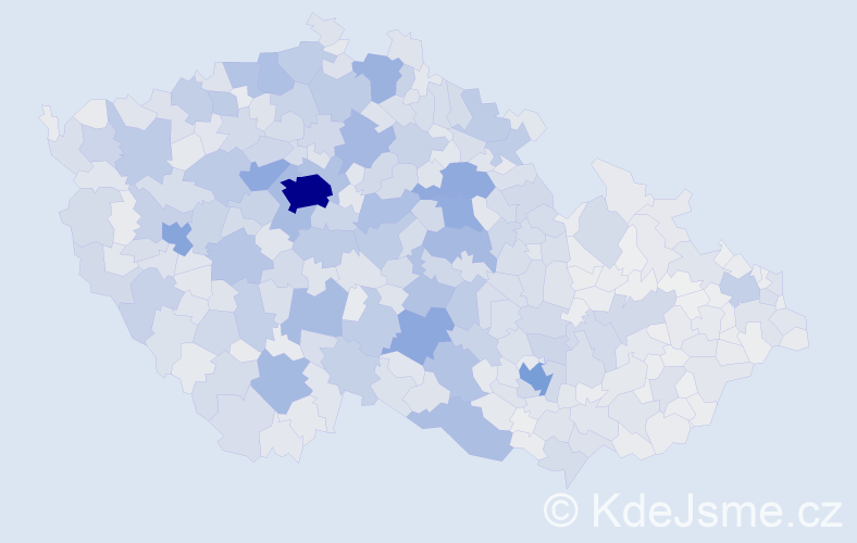 Jméno: 'Luboš', počet výskytů 22162 v celé ČR