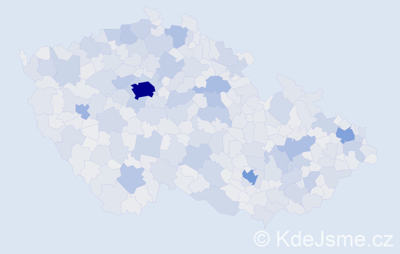 Jméno: 'Věra', počet výskytů 114330 v celé ČR