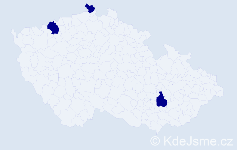 Jméno: 'Lkhagva', počet výskytů 3 v celé ČR
