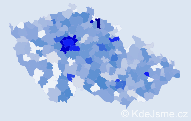 Jméno: 'Ela', počet výskytů 989 v celé ČR