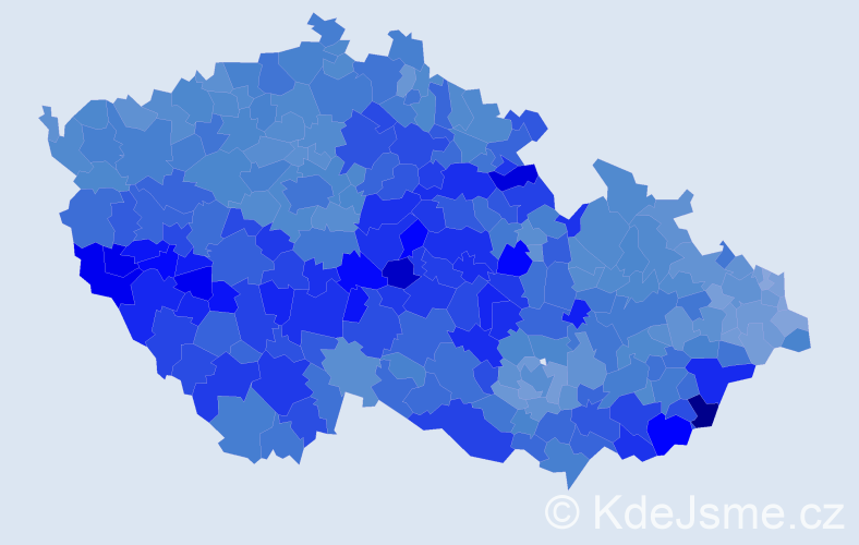 Jméno: 'Josef', počet výskytů 221125 v celé ČR