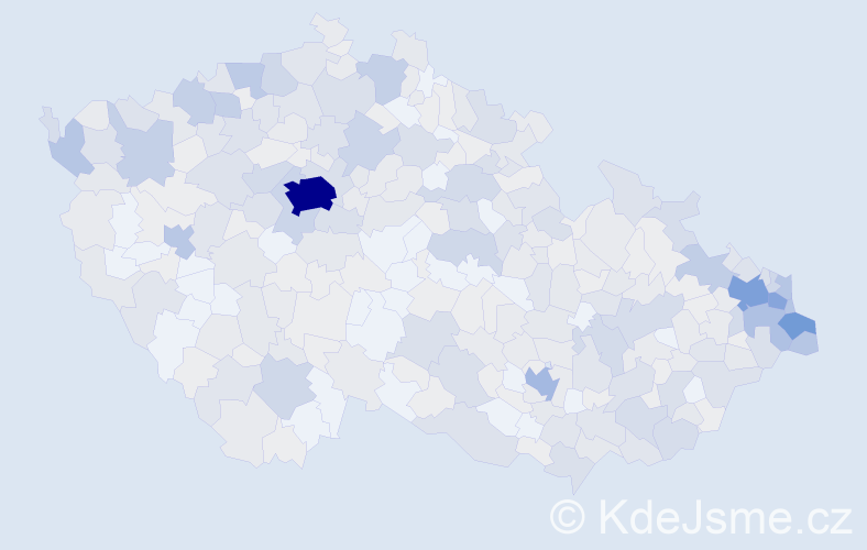 Jméno: 'Karina', počet výskytů 950 v celé ČR
