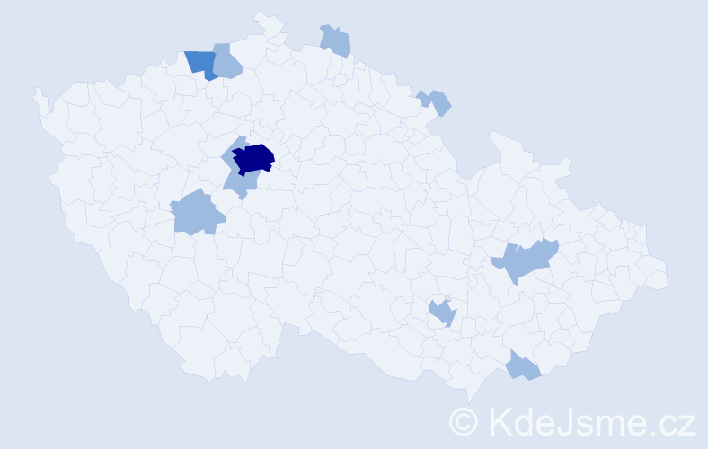 Jméno: 'Enis', počet výskytů 14 v celé ČR
