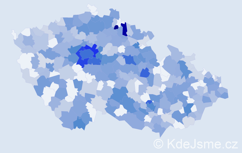 Jméno: 'Ela', počet výskytů 703 v celé ČR