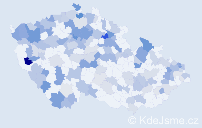 Jméno: 'Ludovít', počet výskytů 282 v celé ČR