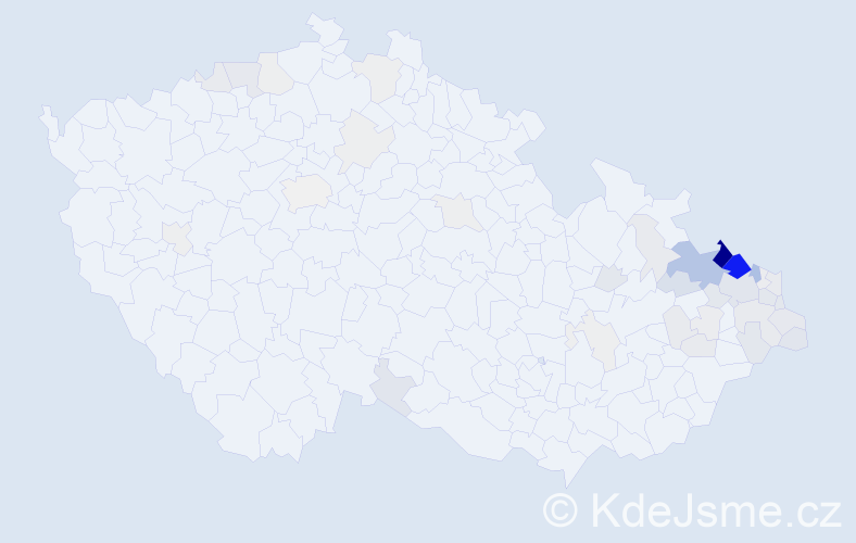 Jméno: 'Edeltrauda', počet výskytů 137 v celé ČR