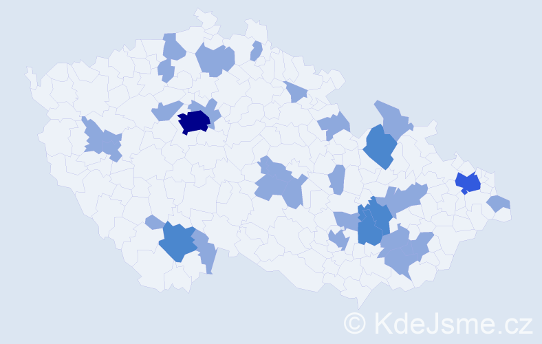 Jméno: 'Neli', počet výskytů 41 v celé ČR