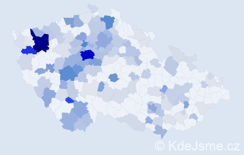 Jméno: 'Victor', počet výskytů 545 v celé ČR