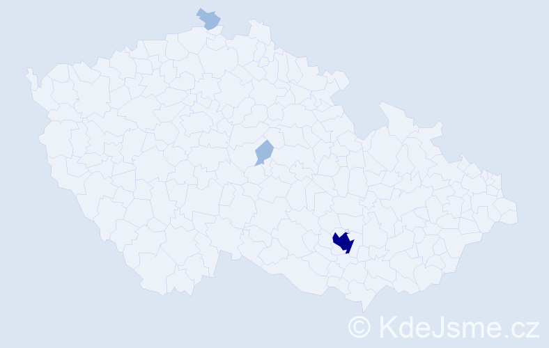 Jméno: 'Tabea', počet výskytů 6 v celé ČR