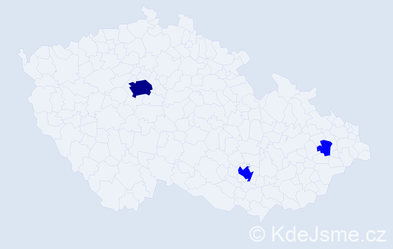 Jméno: 'Gaurav', počet výskytů 4 v celé ČR