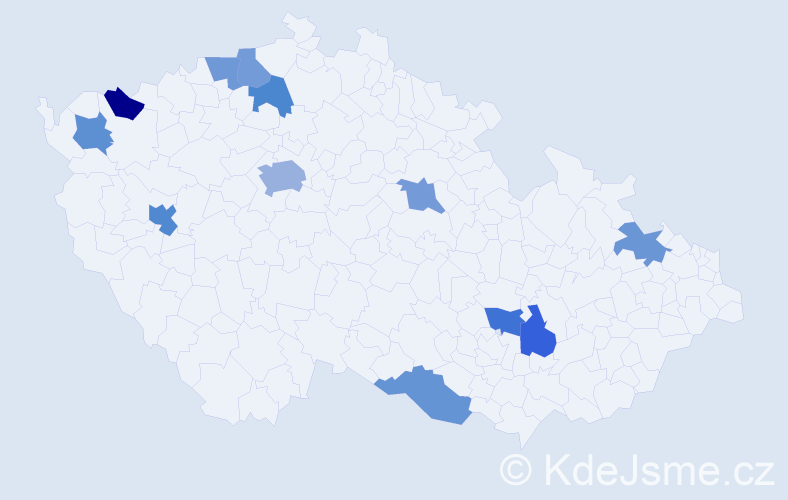 Jméno: 'Binh Minh', počet výskytů 16 v celé ČR