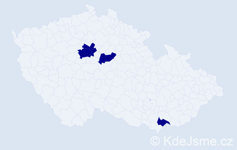 Jméno: 'Aferdita', počet výskytů 4 v celé ČR