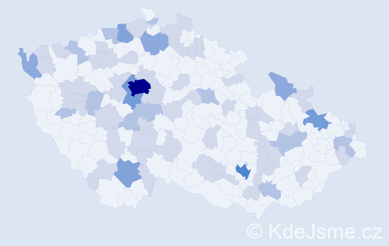 Jméno: 'Lili', počet výskytů 129 v celé ČR