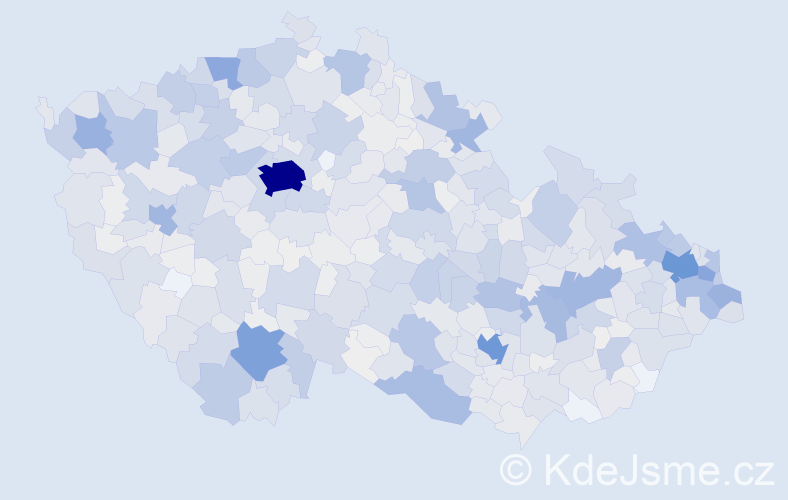 Jméno: 'Adolf', počet výskytů 3207 v celé ČR